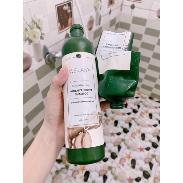 Dầu gội xả gừng Welaiya