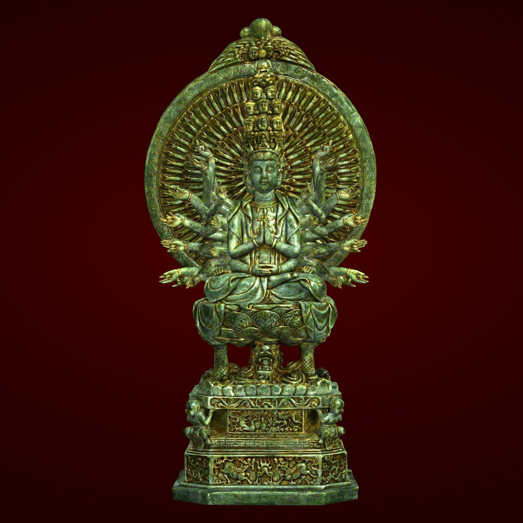 Thiên Thủ Thiên Nhãn - Xưởng E3D - Phật bà Nghìn Mắt Nghìn Tay - PH 044