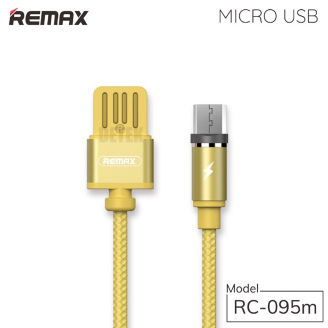 Cáp Sạc Remax Rc 095m - Từ Nam Châm Đèn Led - Cáp Android