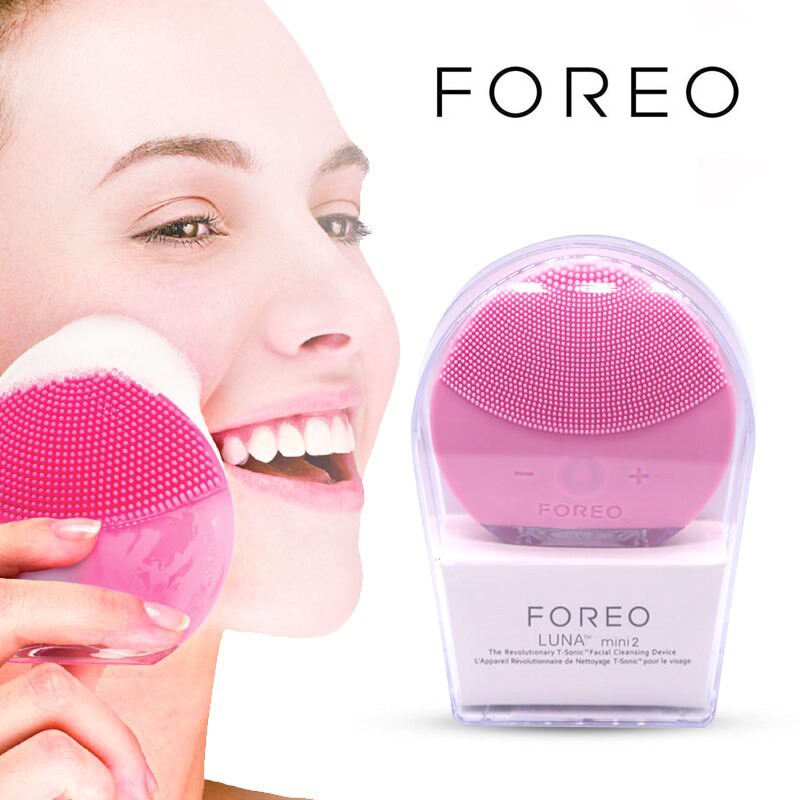 FOREO (Hàng Mới Về) Máy Rửa Mặt Rung Siêu Âm Loại Bỏ Mụn Đầu Đen Chống Lão Hóa Hiệu Quả Cho Da Mặt Luna Mini 2 ~