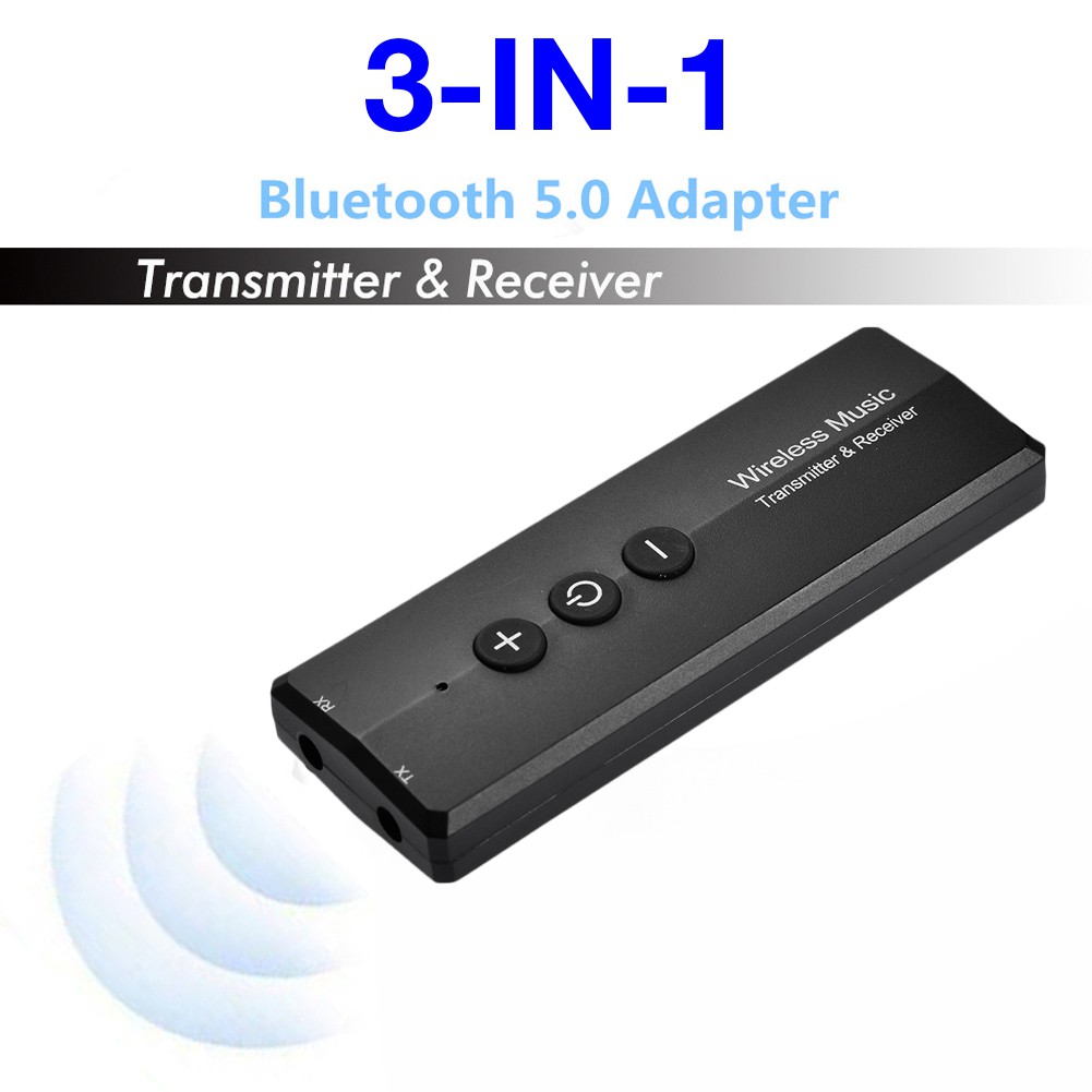 Bộ Thu Phát Âm Thanh Không Dây Bluetooth 5.0 3 Trong 1 Cho Tai Nghe Tại Nhà