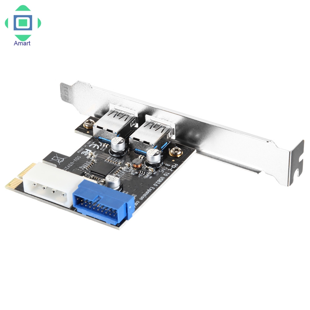 Card mở rộng 2 cổng 5Gbps PCI-E sang USB 3.0 hỗ trợ Win XP / 7/8/10