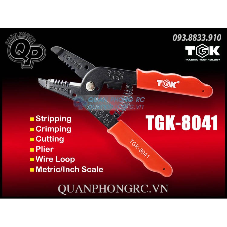 Kềm Tuốt Dây Đa Năng TGK-8041