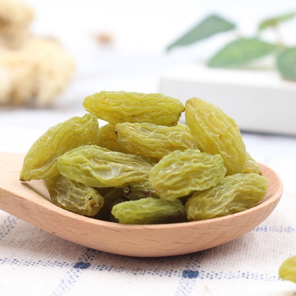 Nho khô xanh ninh thuận hàng loại 1 chua ngọt thơm ngon Dihu food
