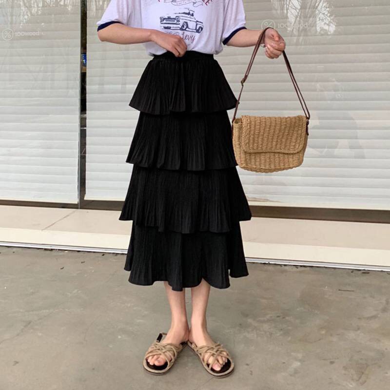 Chân Váy Nữ Dáng Dài 4 Tầng Loại 1 Free Ship, Váy Xòe 4 Tàng Bồng Bềnh Thời Trang Giá Rẻ Phong Cách, CV02 | BigBuy360 - bigbuy360.vn