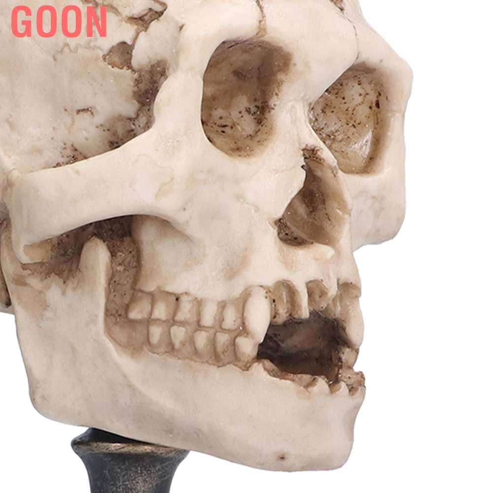 Goon Giá Đỡ Nến Hình Đầu Lâu Bằng Nhựa Resin Siêu Bền Trang Trí Halloween