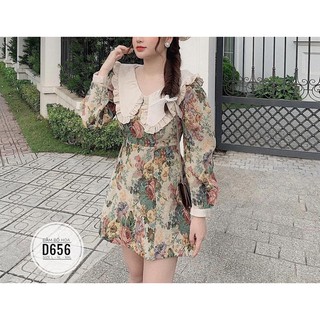 Bigsize Đầm bố hoa D656