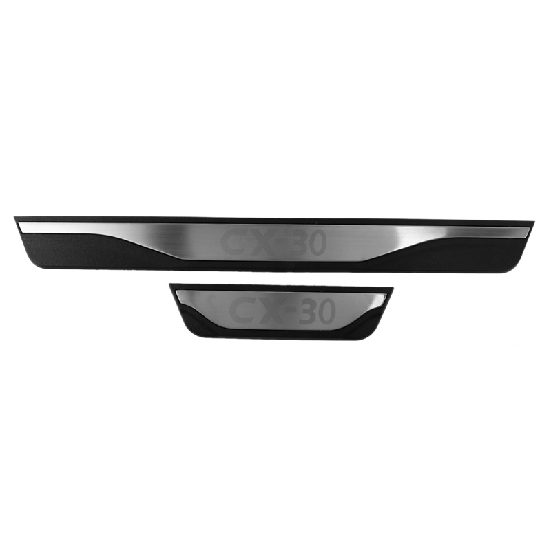 Miếng Dán Bảo Vệ Bàn Đạp Cửa Xe Hơi Mazda Cx-30 Cx30 2019 2020 Bằng Thép Không Gỉ