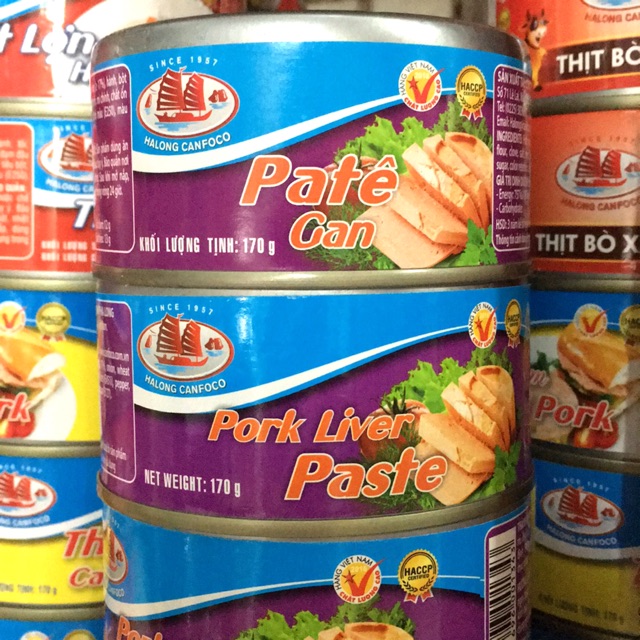 Pate Gan đóng hộp 170g