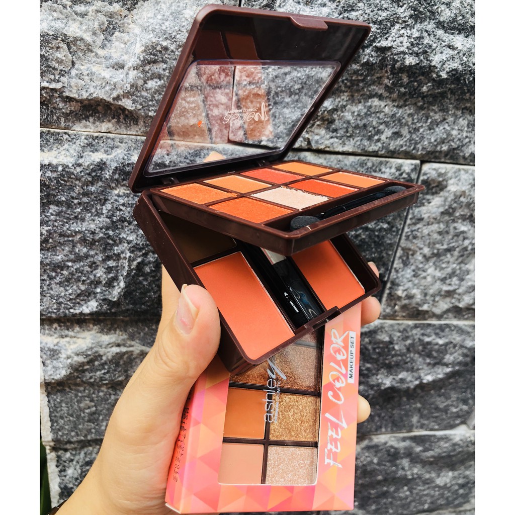 Bảng Phấn Mắt, Má Hồng & Tạo Khối Ashley Feel Color 2 Tầng 12 Ô Số 03 | BigBuy360 - bigbuy360.vn