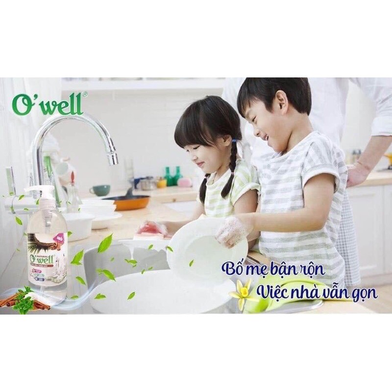 NƯỚC RỬA BÁT ORGANIC OWELL 120Ml