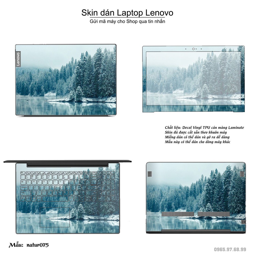Skin dán Laptop Lenovo in hình thiên nhiên _nhiều mẫu 3 (inbox mã máy cho Shop)