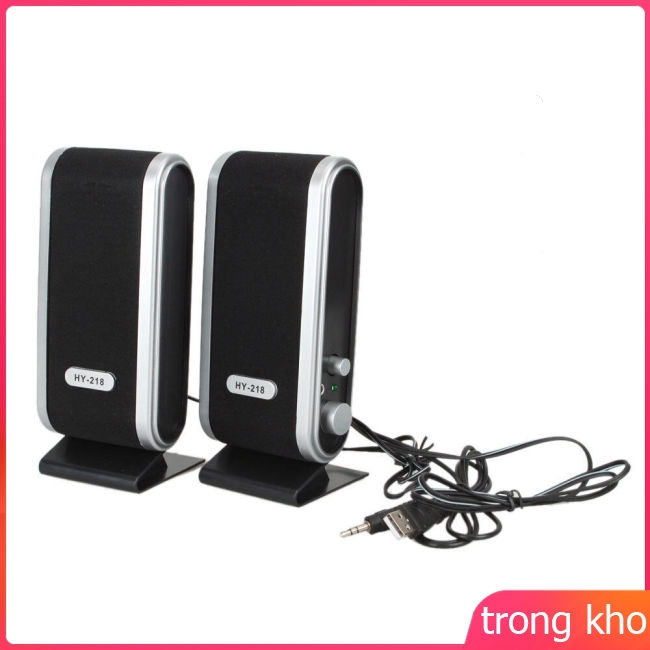 Bộ 2 loa máy tính nguồn USB giắc cắm 3.5mm cho máy tính để bàn/laptop | BigBuy360 - bigbuy360.vn