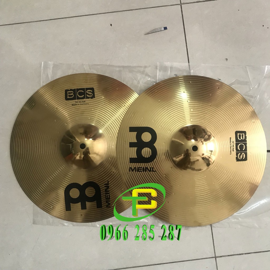 Cymbal Meinl Đức 14 inch - chập chả đức - chập cheng meinl đức HCS