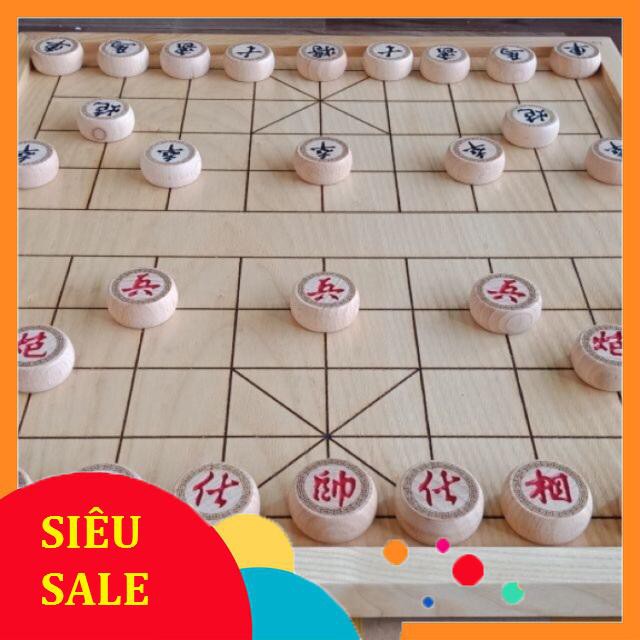 [SIÊU SALE] Bộ Cờ Tướng 3cm Bằng Gỗ Bộ Quân Cờ Tướng Gỗ Giá Rẻ - Trợ Giá Vận Chuyển HBB