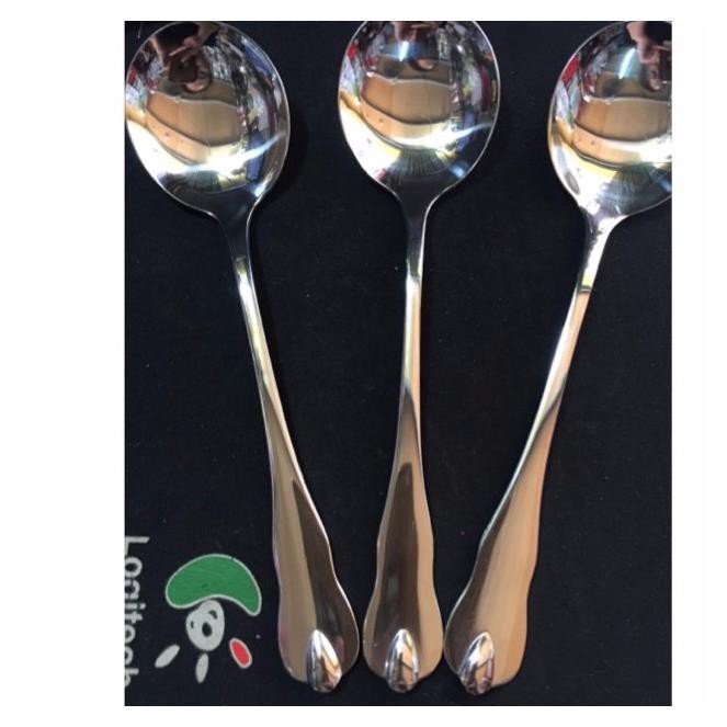 set 5 THÌA ĂN CƠM INOX SIÊU BỀN ĐẸP (inox 304) hàn quốc K004