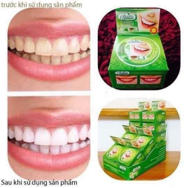 TẨY TRẮNG RĂNG XANH GREEN HERBAL THÁI