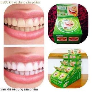 Tẩy trắng răng xanh green herbal thái