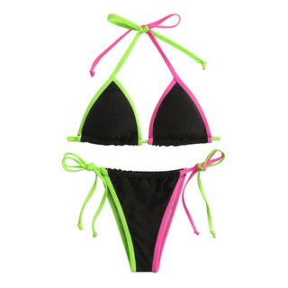 【niaorenmall.vn】Bikini Phối Dây Có Đệm Mút Gợi Cảm