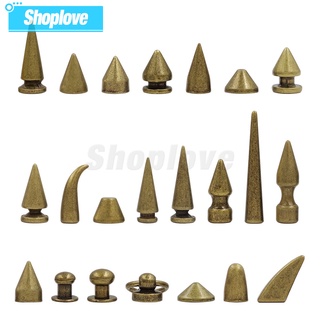 Set 50 đinh tán bằng đồng dùng để làm đồ da diy