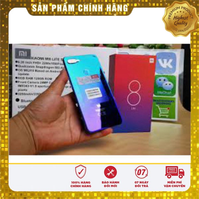 [ SIÊU GIẢM GIÁ  ] điện thoại Xiaomi Mi8 Lite (Xiaomi Mi 8 Lite ) Chính hãng, 2 sim ram 4G/64G, có Tiếng Việt