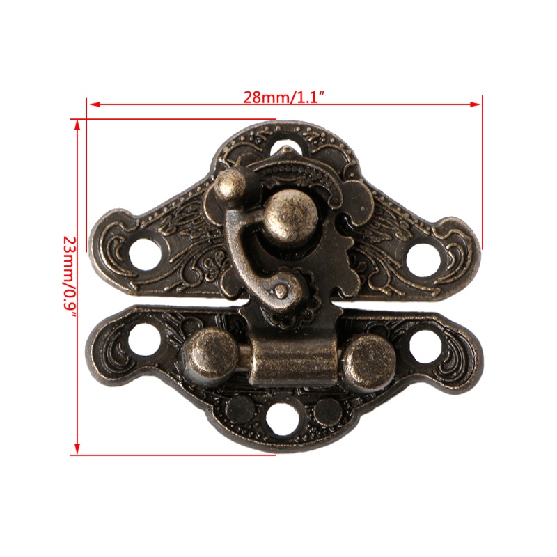Chốt Khóa Hộp Gỗ Bằng Hợp Kim Kẽm Phong Cách Vintage