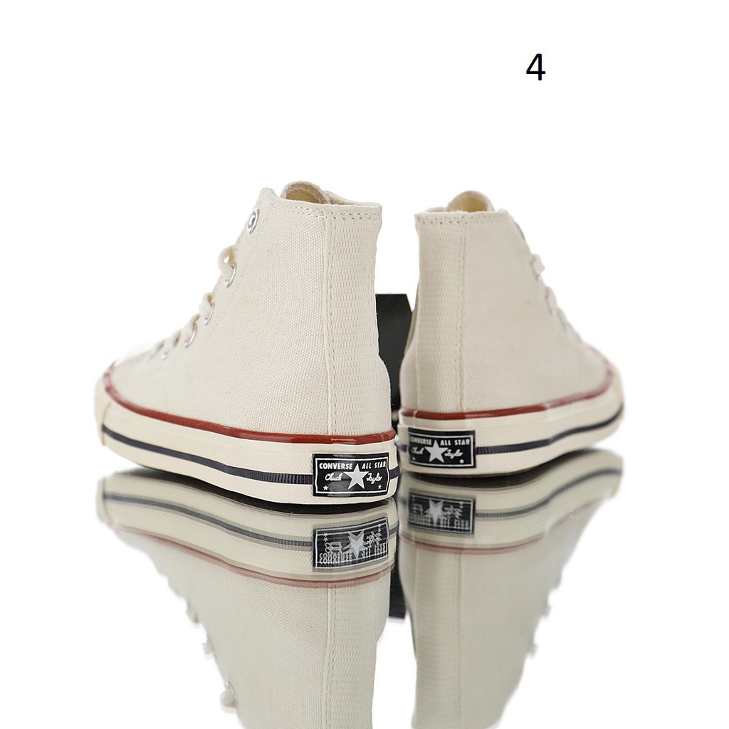 Giày thể thao nam nữ trắng, giày vải thấp cổ, buộc dây | BigBuy360 - bigbuy360.vn