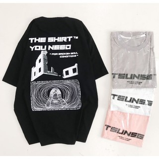 Áo thun Unisex Freesize TSUNSG MÀU HỒNG VÀ XÁM- NT64