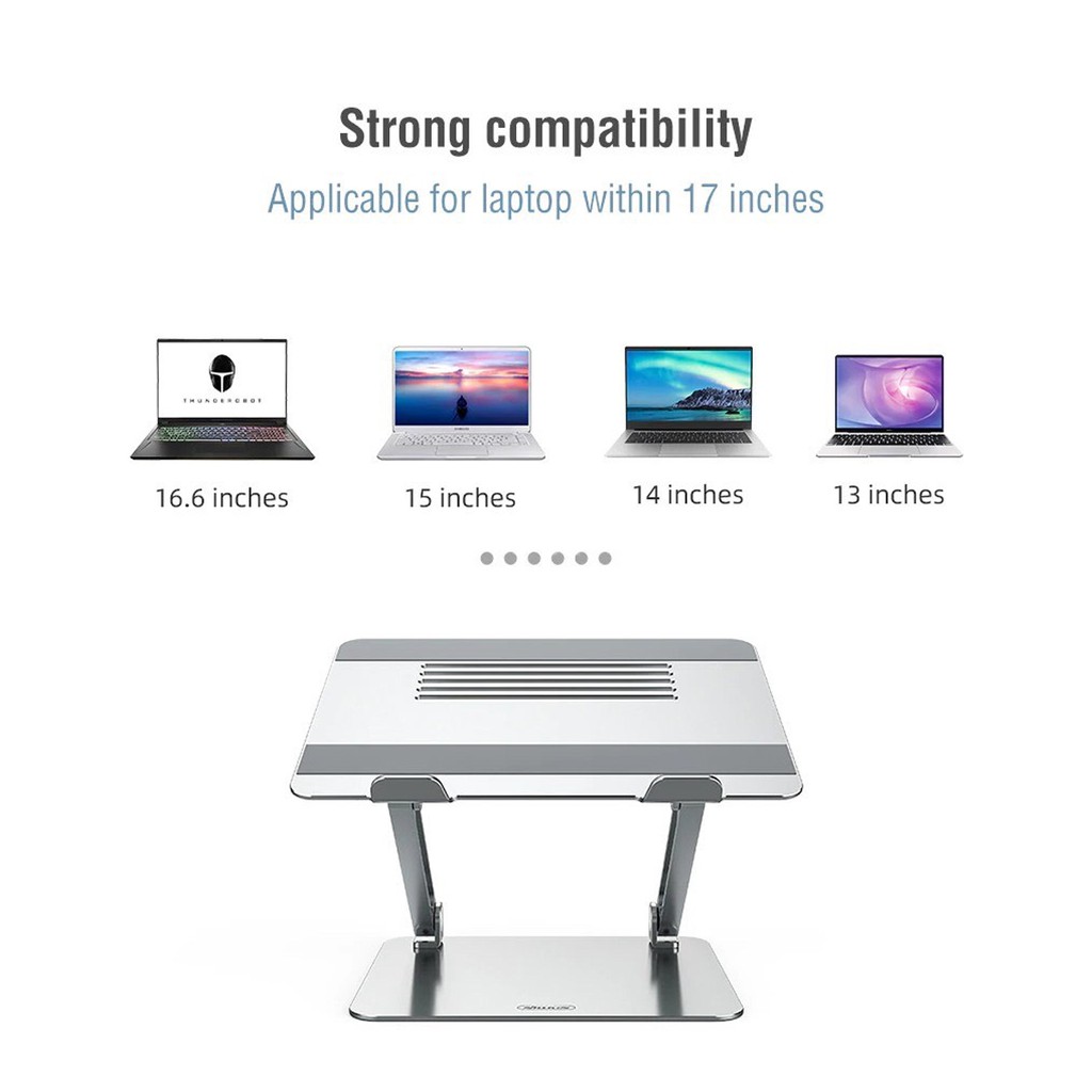 Giá đỡ Laptop, Macbook có thể gấp gọn chất liệu hợp kim cao cấp chính hãng Nillkin