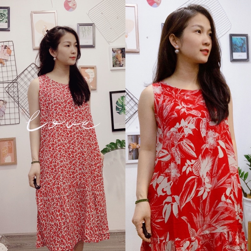 Váy Lanh Nữ Dáng Suông Đuôi Cá, Đầm Tole Mặc Nhà Siêu Mát