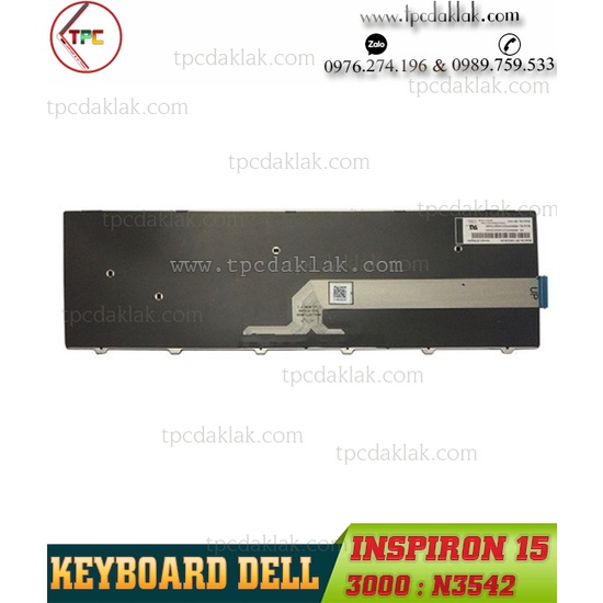 Bàn Phím Laptop Dell Inspiron 15 5000 Series 5542, 5543, 5545, 5547, 5548, 5552, 5557, 5558, 5559