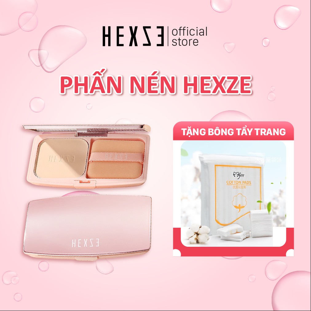 Phấn nén HEXZE dành cho mọi tone da TẶNG 01 BÔNG TẨY TRANG | BigBuy360 - bigbuy360.vn