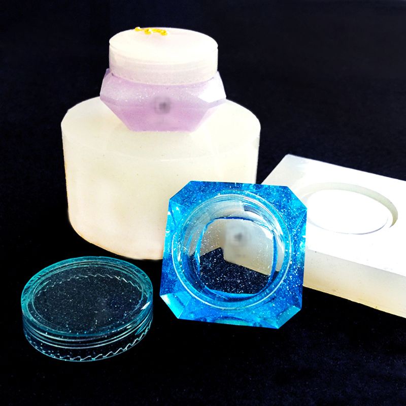 Khuôn Làm Hộp Đựng Trang Sức Hình Tròn Tiện Dụng Giá Đỡ