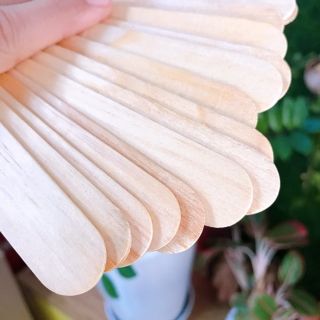 Sét 10 que gỗ wax lông, que đè lưỡi gỗ