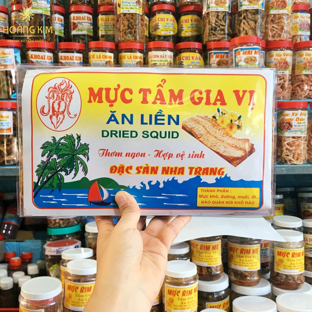 🔥 Hot Mực cán tẩm nguyên con siêu ngon size bự 🔥 Đặc sản Nha Trang