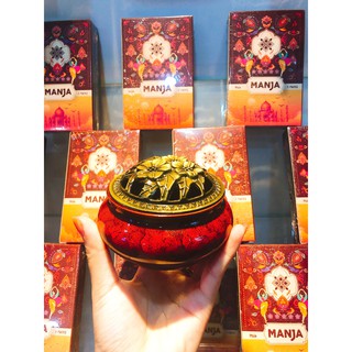 Combo liệu trình hiệu quả bột phong thủy Manja +tặng kèm lư xông 299k.