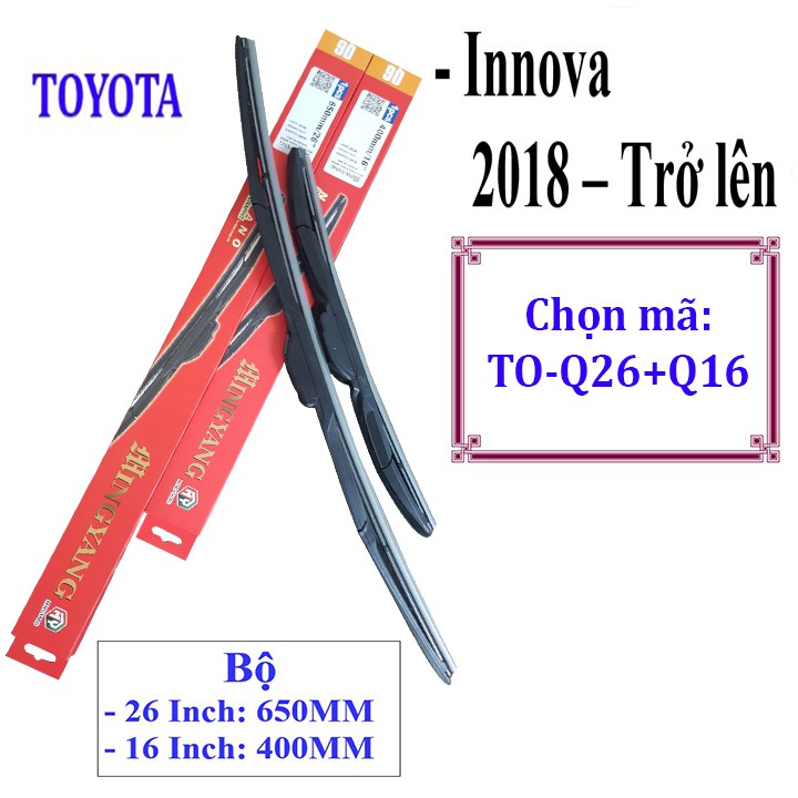 CẦN GẠT MƯA INNOVA ĐỜI TỪ 2018 TRỞ LÊN - VÀ TẤT CẢ CÁC DÒNG XE KHÁC CỦA TOYOTA