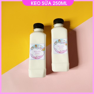 Keo sữa làm slime 250ml - Đã pha với body lotion và kem cạo