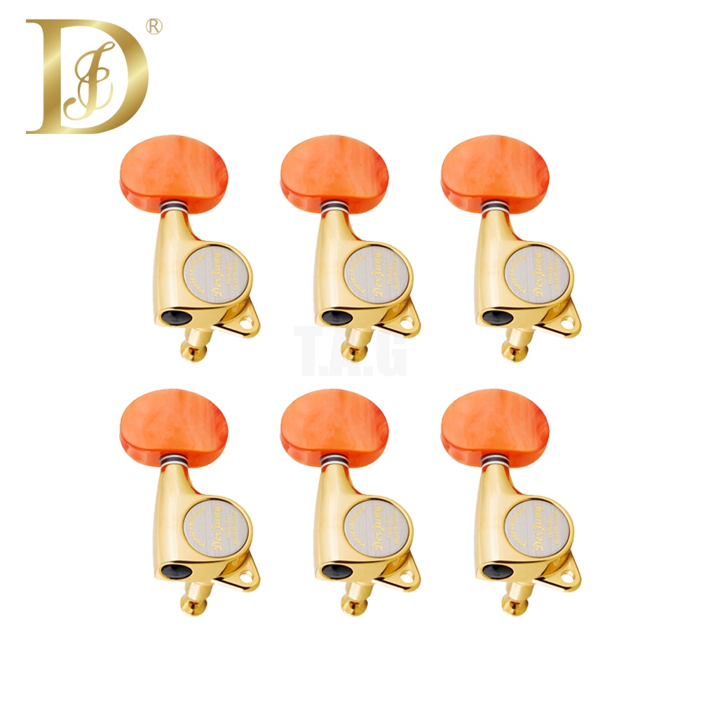 Bộ khoá đàn Guitar Acoustic DerJung DJ235G cao cấp chính hãng (bộ 6 cái)