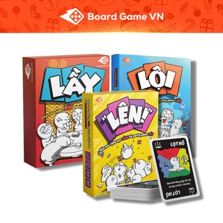 Combo thẻ bài Lầy- Lội- Lên - Party game có bán thêm Bọc bài-100 bọc -