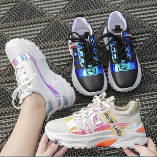 [ ĐẠI HẠ GIÁ ] Giày thể thao,Sneakers nữ độn đế tăng chiều cao , thu đông 2020