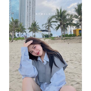 ✿ set áo sơmi mix ghile ✿