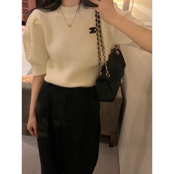 Áo len mùa thu tay bồng