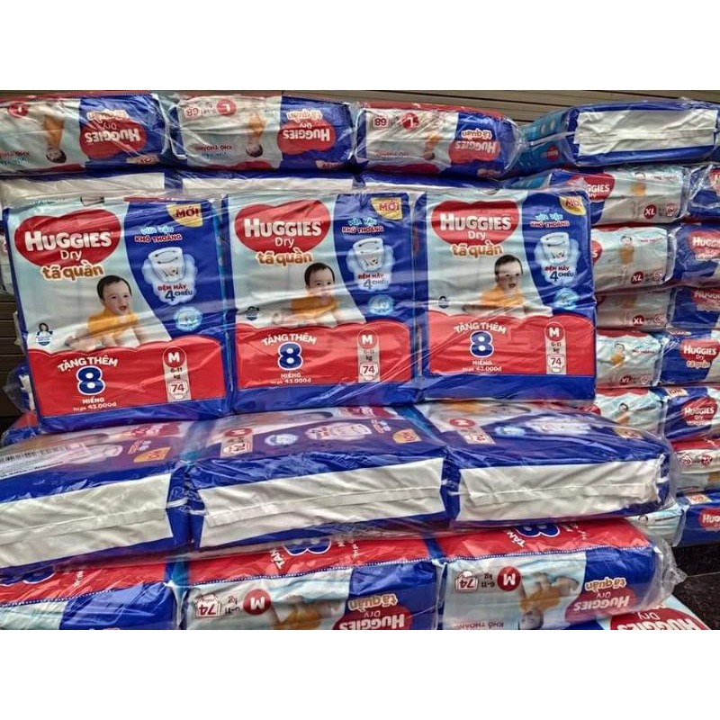 Bỉm Quần/Dán Huggies size M74