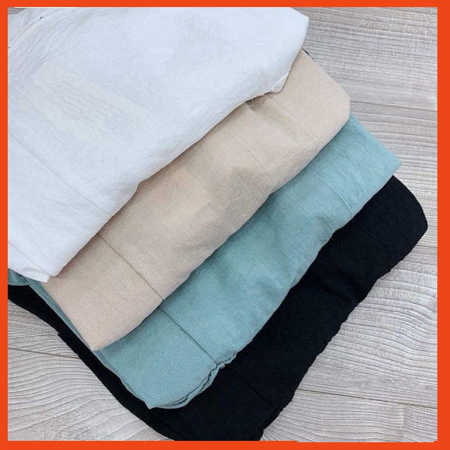 Bán sỉ sét đũi cổ vuông tay bồng hàng bao chất | BigBuy360 - bigbuy360.vn