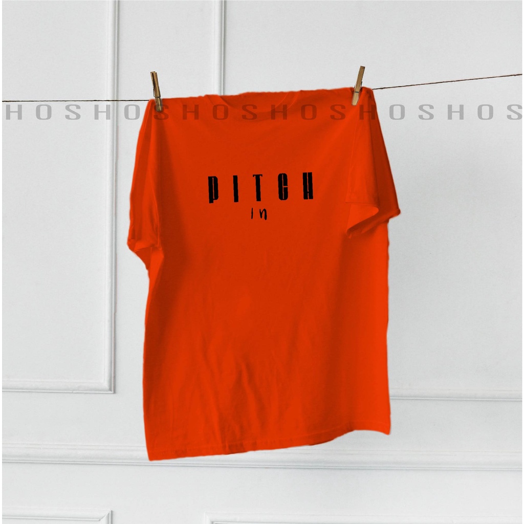 Áo thun HOS pitch in - form unisex 100% cotton