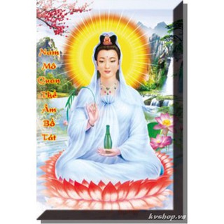 Tranh thêu phất quan âm 88826