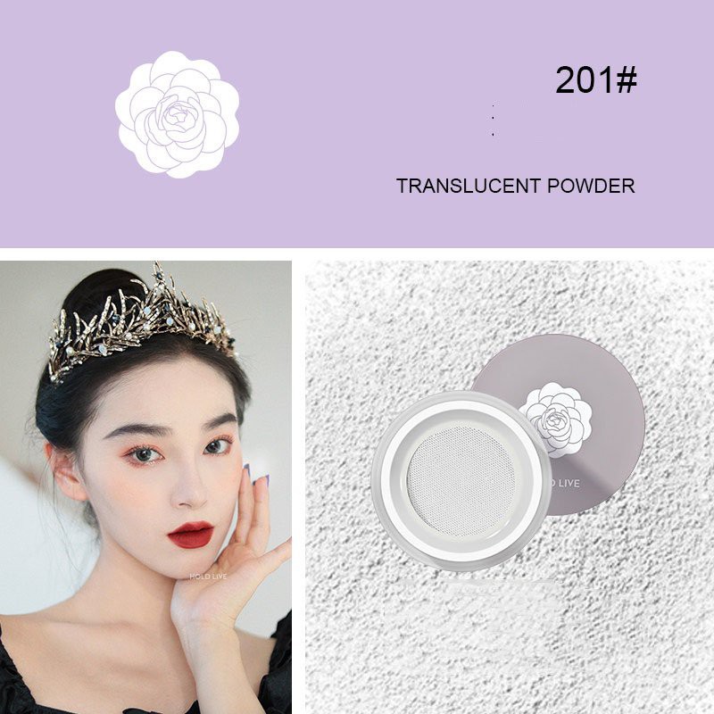 Phấn phủ kiềm dầu HOLDLIVE LightWeight  Makeup Power - Bộ Sưu Tập Hoa Trà Độc Đáo