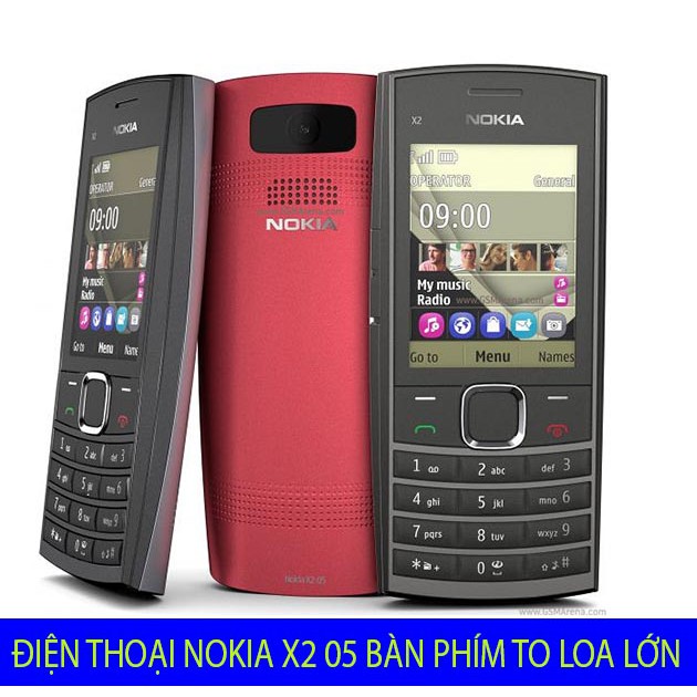 Điện thoại cổ Nokia X2-05 chính hãng giá rẻ