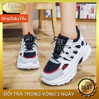 Giày Thể Thao Nữ Đẹp 💖FREESHIP💖 Giày Nữ Độn Đế 5p Tăng Chiều Cao, Giày Sneaker Hàng Quảng Châu Cao Cấp